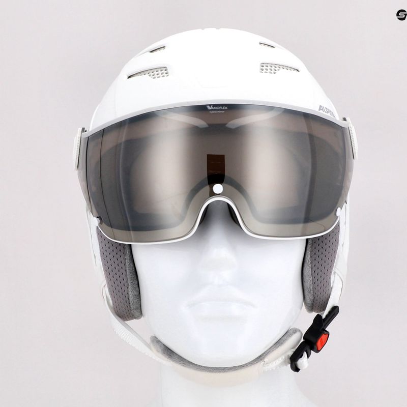 Ски каска Alpina Jump 2.0 VM white/gray matt 16