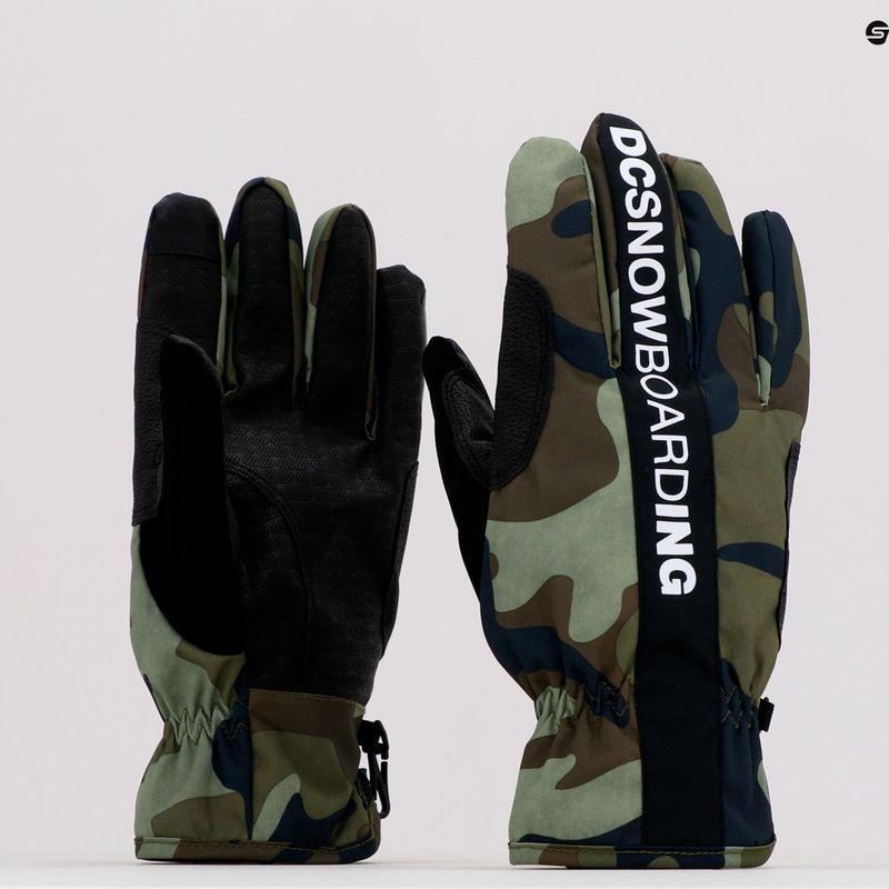 Мъжки ръкавици за сноуборд DC Salute woodland camo green 7