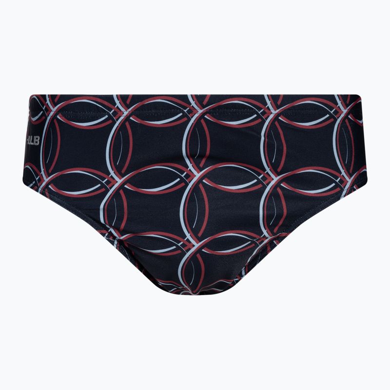 Мъжки слипове за плуване HUUB Ali Brownlee Brief black ALIBRIEFS