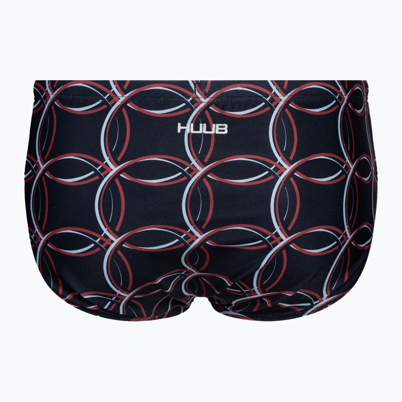 Мъжки слипове за плуване HUUB Ali Brownlee Brief black ALIBRIEFS 2