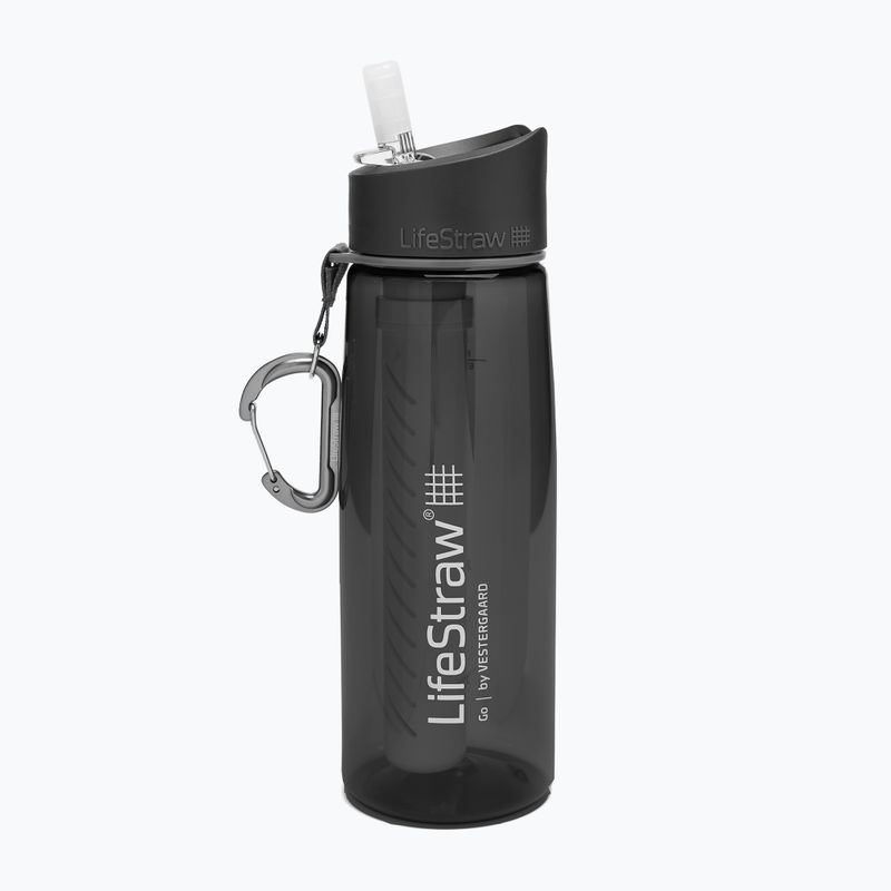 Lifestraw Go 650ml бутилка за пътуване черна LGOTR22DGWW