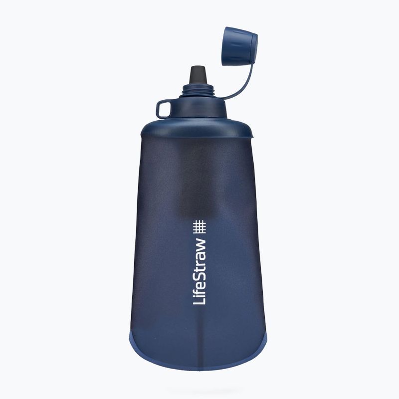 Lifestraw Peak Squeeze бутилка за пътуване 650ml тъмносиньо LSPSFMLMBWW 3
