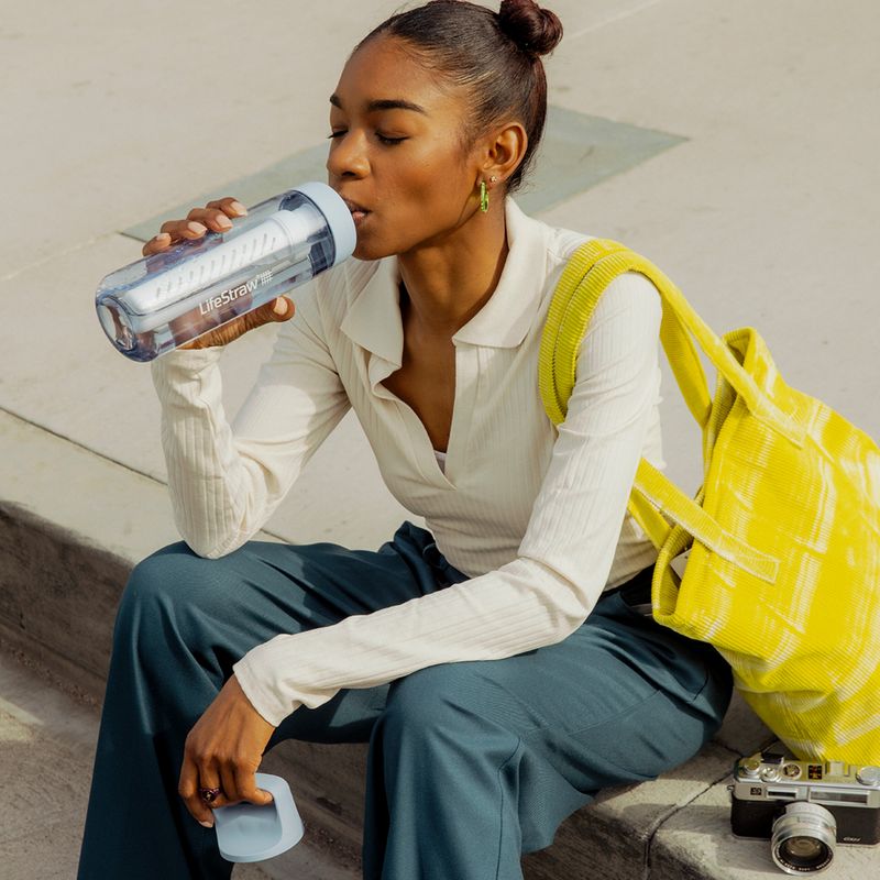 Lifestraw Go 2.0 бутилка за пътуване с филтър 650ml исландско синьо 6