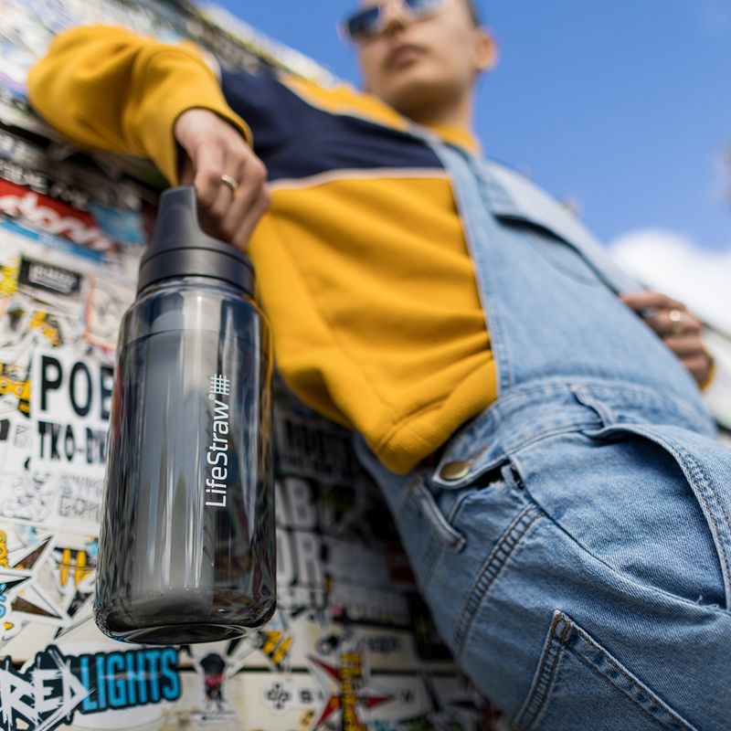 Lifestraw Go 2.0 бутилка за пътуване с филтър 1 л черна 4
