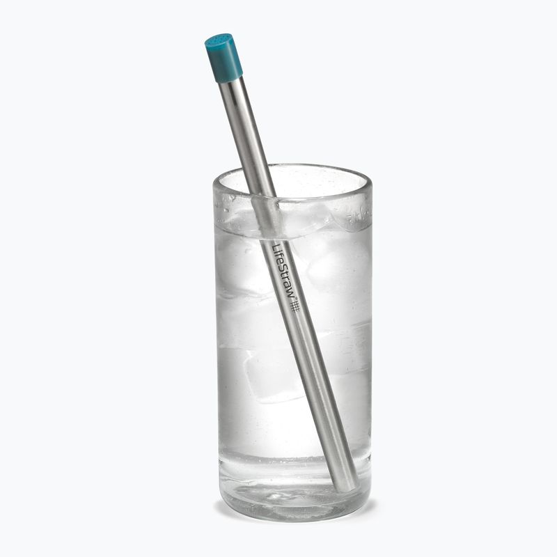 LifeStraw SIP Сламка за вода от 1 част с калъф за носене laguna teal