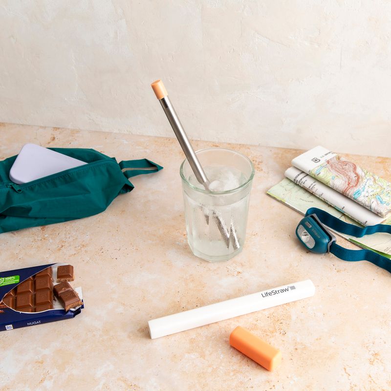 LifeStraw SIP Сламка за вода от 1 част с калъф за носене кайсия 5