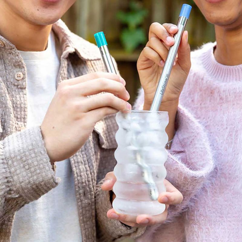 LifeStraw SIP Cases 3 бр. буреносни/лагунни/средно сини сламки за вода 6