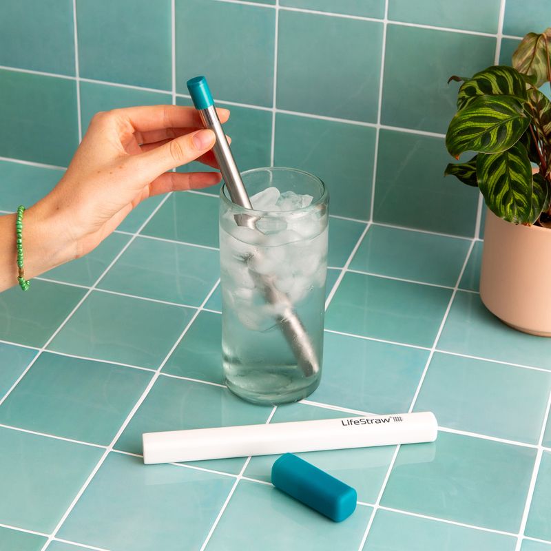 Филтрираща сламка за вода LifeStraw SIP 3 бр. lagoon/thistle/apricot 6