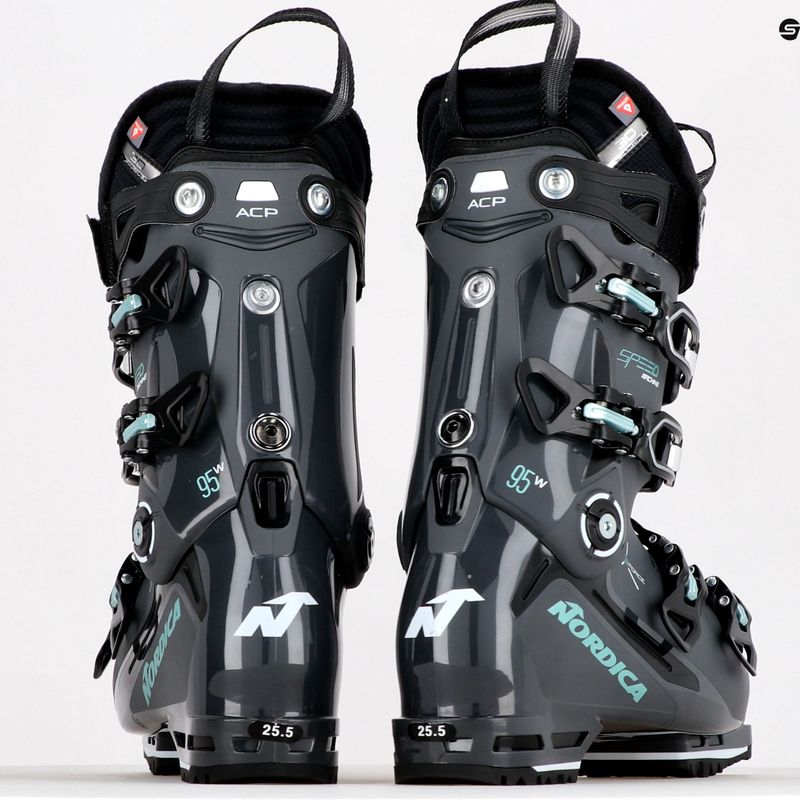 Дамски ски обувки Nordica Speedmachine 3 95 W GW anthracite/black/green 12