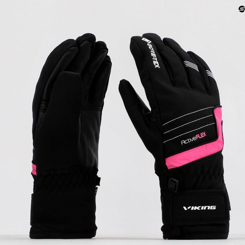 Детски ски ръкавици Viking Helix GTX black 165/22/2252/46 9