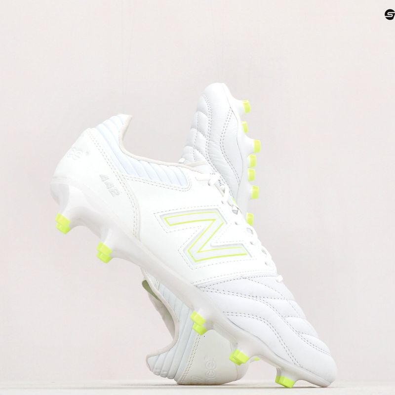 New Balance 442 V2 Pro FG мъжки футболни обувки бели MS41FWW2.D.085 11