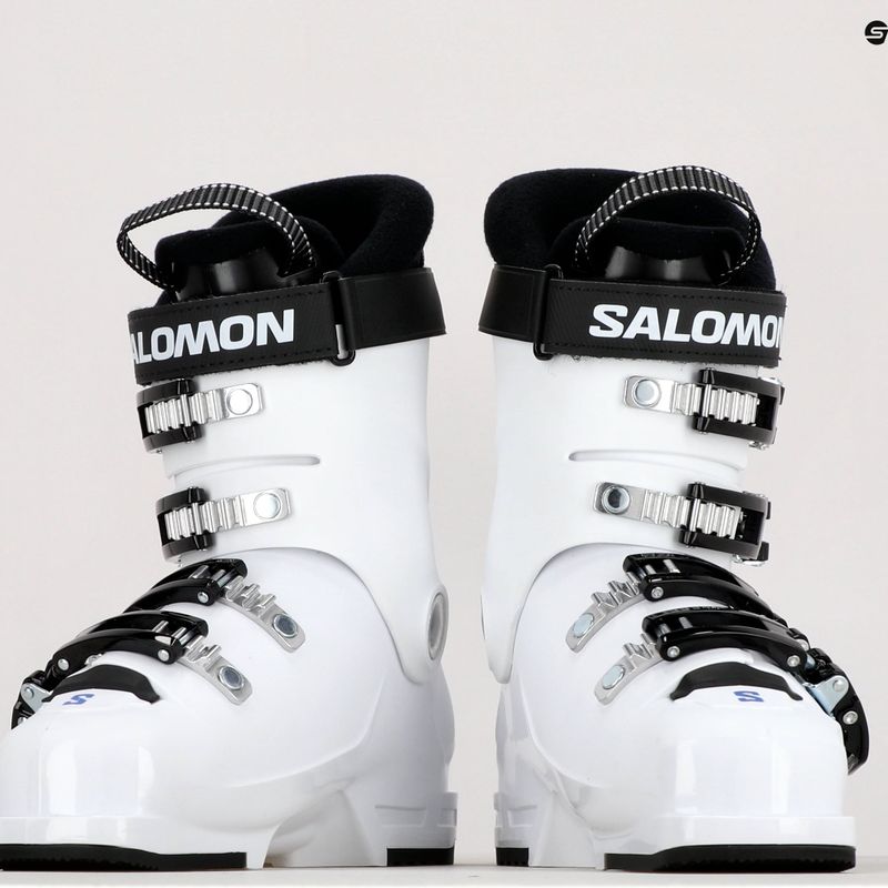 Детски ски обувки Salomon S Max 60T L white/race blue/process blue 9