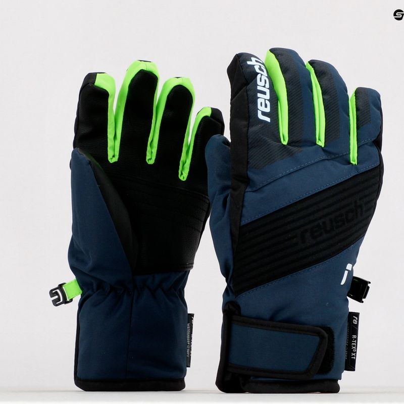 Детски ски ръкавици Reusch Duke R-Tex XT тъмно синьо/черно 62/61/212 6