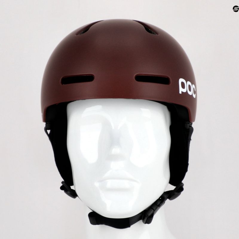 Ски каска POC Fornix MIPS garnet red matt 9