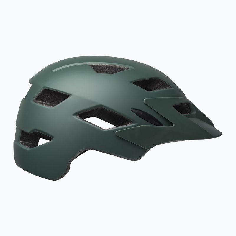 Детска велосипедна каска Bell Sidetrack Integrated MIPS Jr matte dark green/orange 2