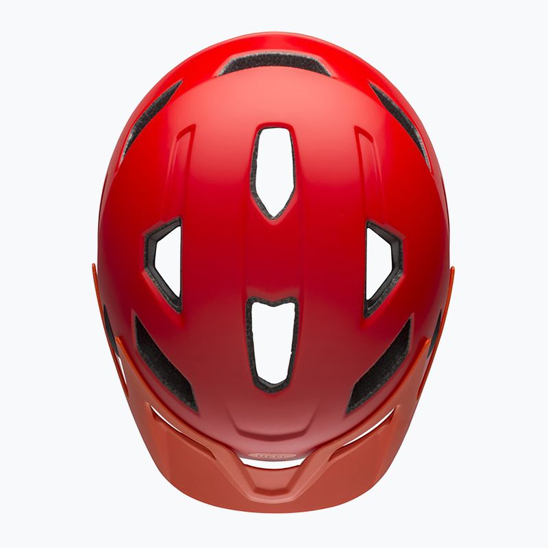 Детска велосипедна каска Bell Sidetrack Integrated MIPS Jr matte red/orange 4