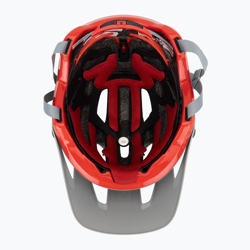 Велосипедна каска Bell 4Forty Integrated MIPS matte gloss gray/crimson 5