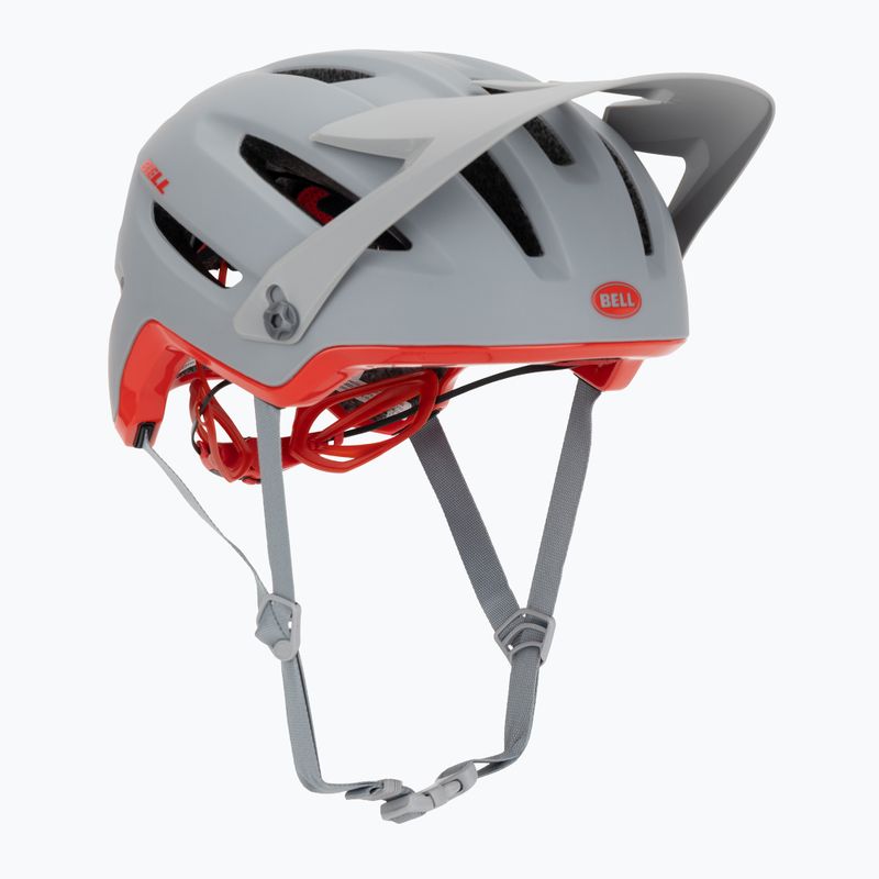 Велосипедна каска Bell 4Forty Integrated MIPS matte gloss gray/crimson 8