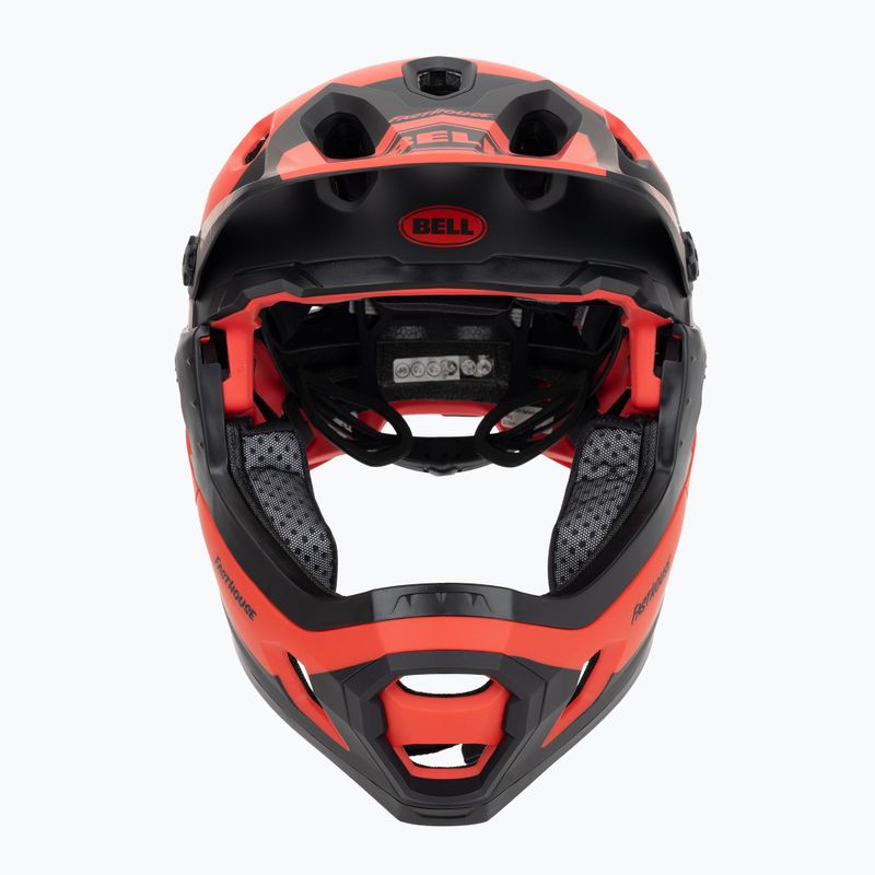Велосипедна каска Bell FF Super DH MIPS Spherical fasthouse matte gloss red/black 2