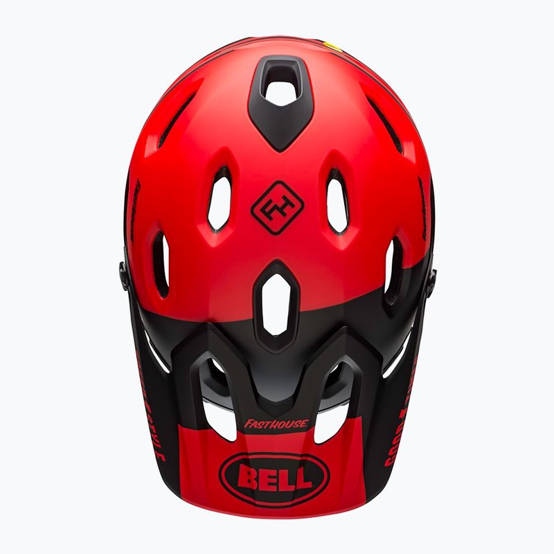 Велосипедна каска Bell FF Super DH MIPS Spherical fasthouse matte gloss red/black 5