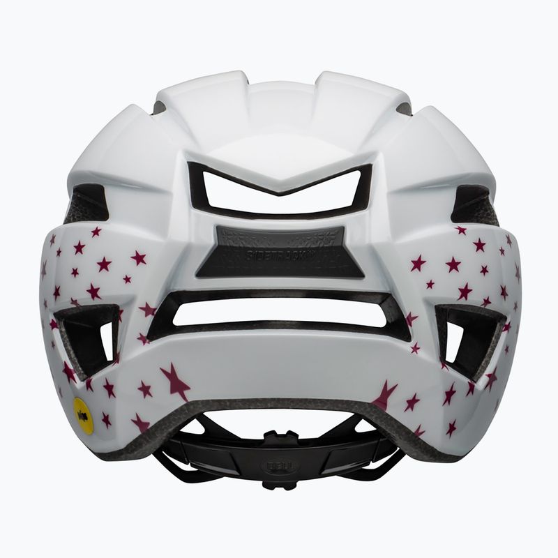 Детска велосипедна каска Bell Sidetrack II Integrated MIPS white stars 3
