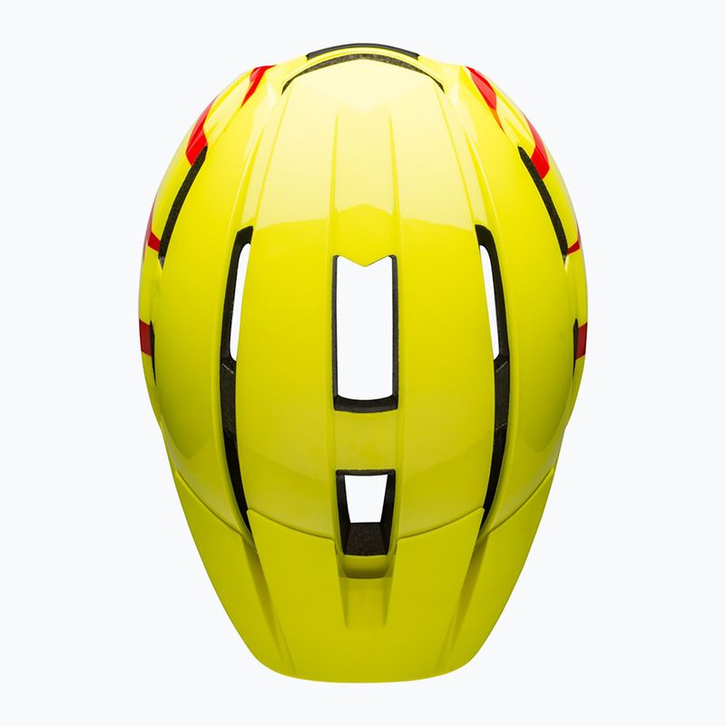 Детска велосипедна каска Bell Sidetrack II Jr gloss hi-viz/red 4