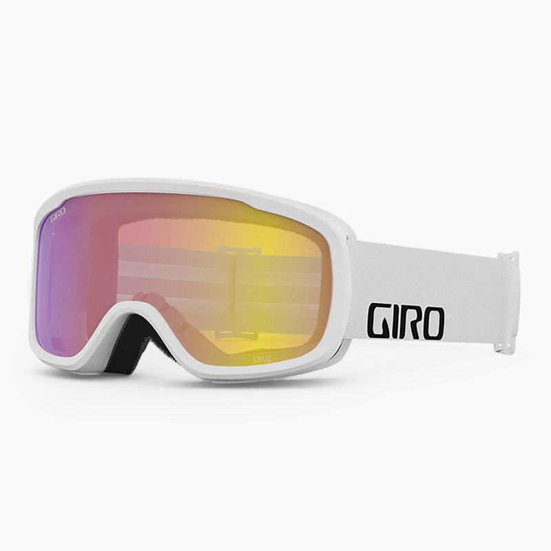 Предпазни ски очила Giro Cruz white wordmark/ yellow boost