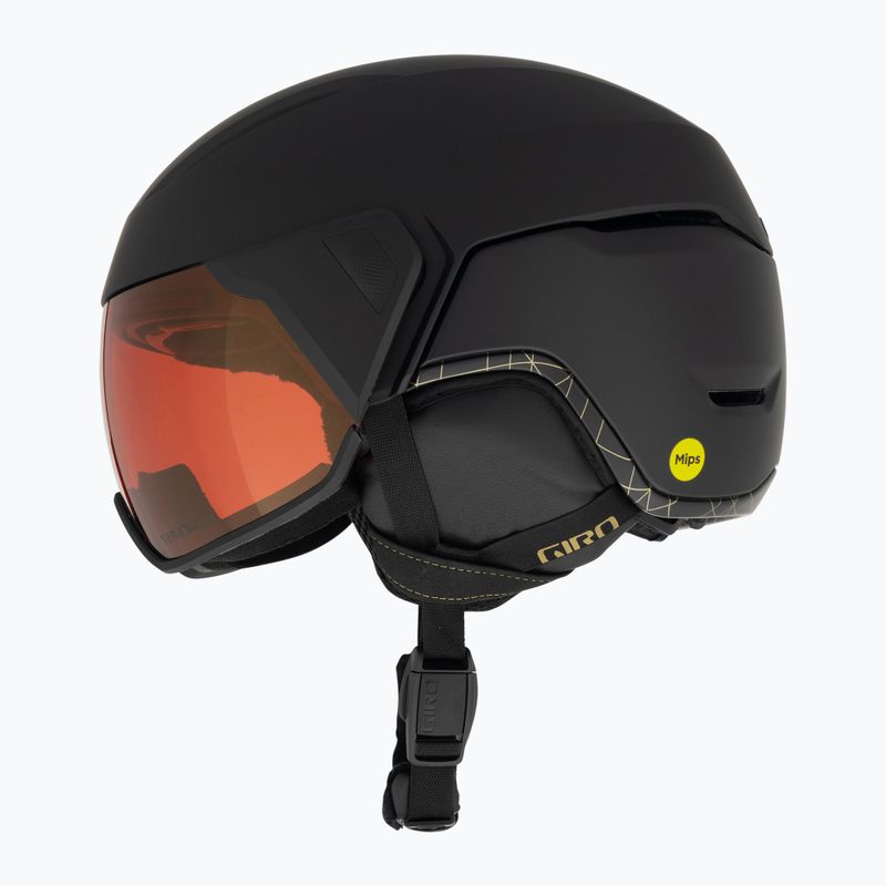 Дамска ски каска Giro Aria Spherical matte black/vivid cooper 5