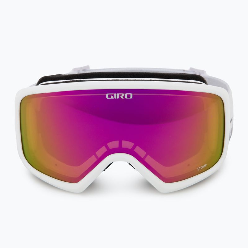 Детски предпазни скиорски очила Giro Stomp white wordmark/ amber pink 2