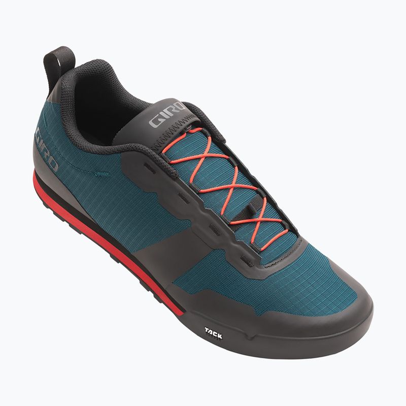 Мъжки обувки на платформа за колоездене Giro Tracker Fastlace harbor blue/bright red 2