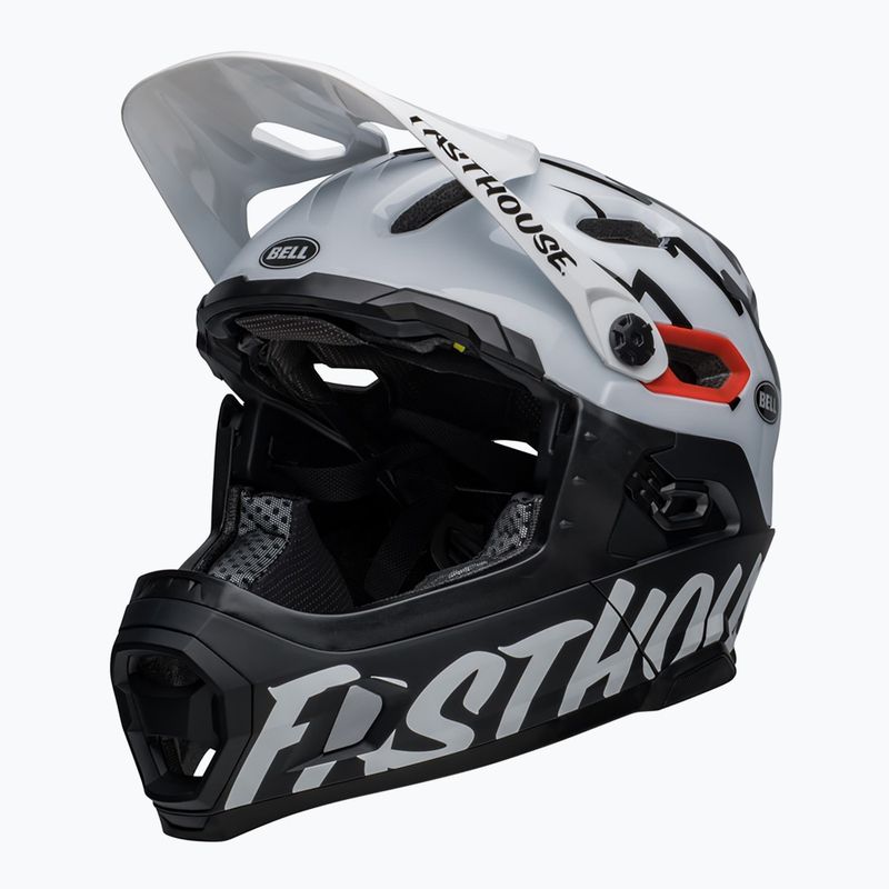 Велосипедна каска Bell FF Super DH MIPS Spherical fasthouse matte gloss black/white