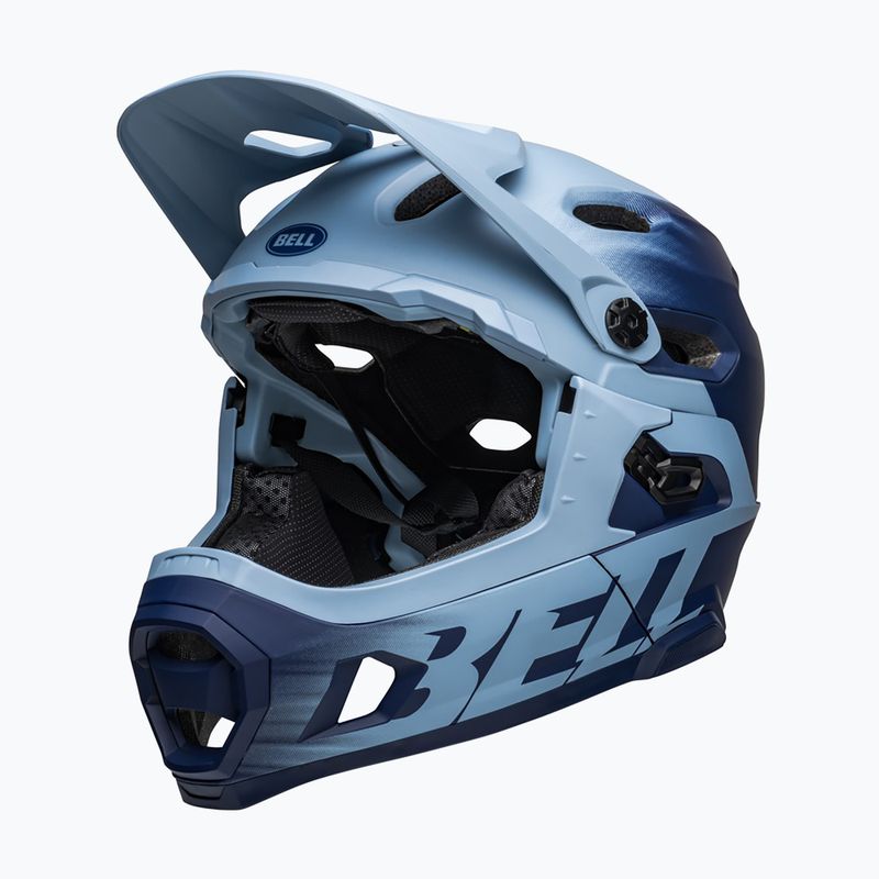 Велосипедна каска Bell FF Super DH MIPS Spherical matte light blue/navy