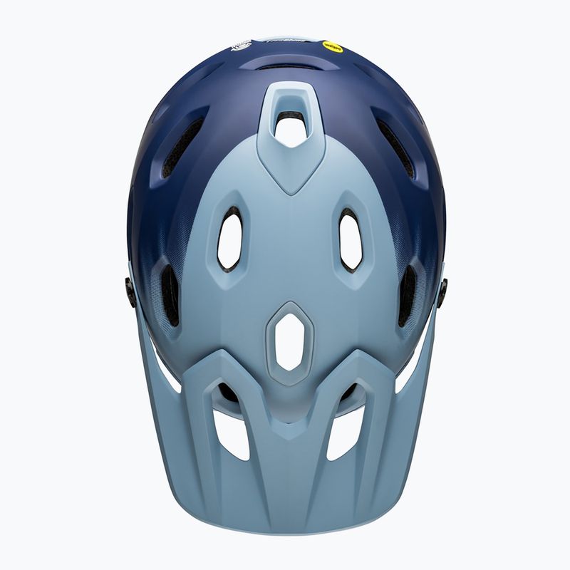 Велосипедна каска Bell FF Super DH MIPS Spherical matte light blue/navy 6