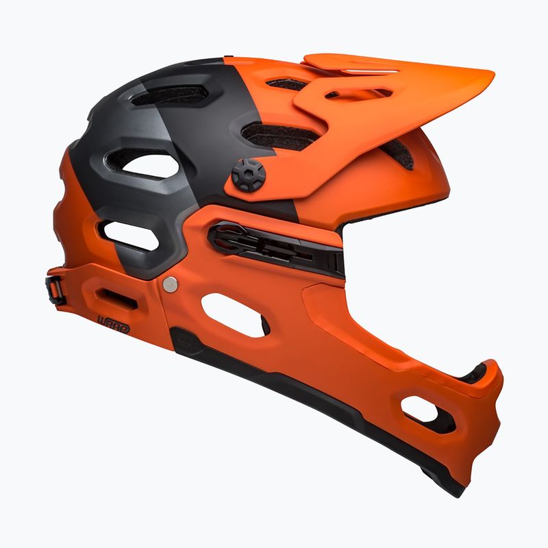 Велосипедна каска Bell Full Face Super 3R MIPS matte orange/black 2