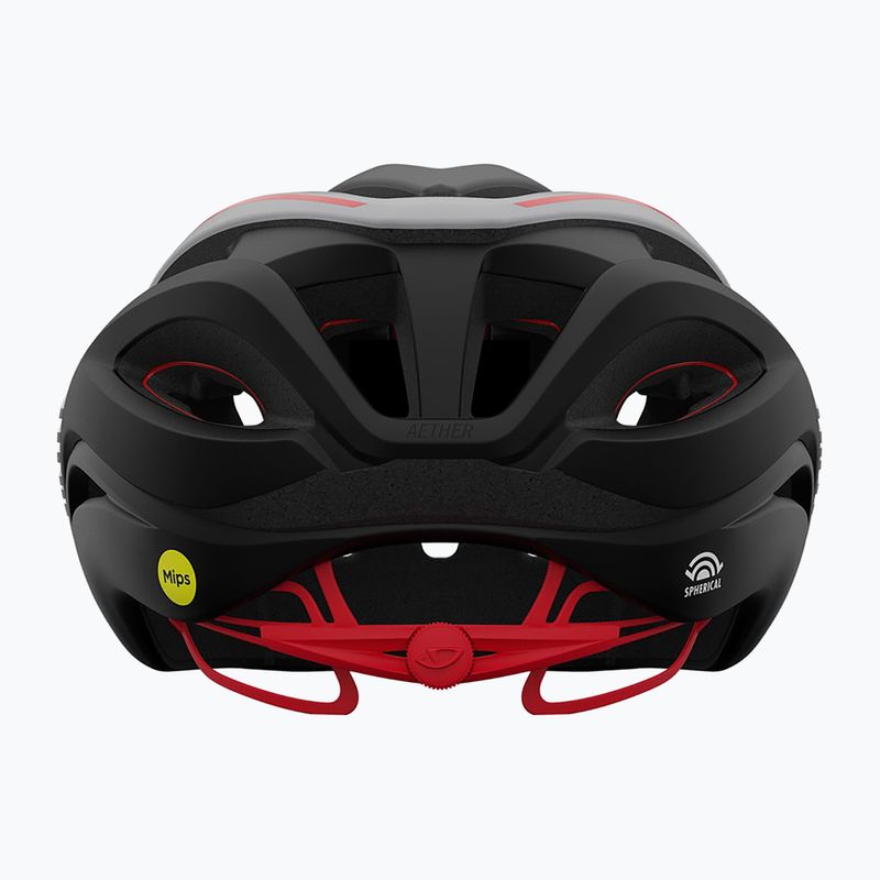 Велосипедна каска Giro Aether Spherical MIPS matte black/white/red 3