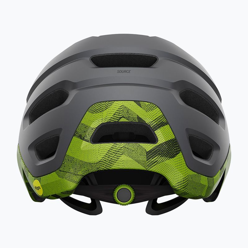 Велосипедна каска Giro Source Integrated MIPS matte metallic black/ano lime 3
