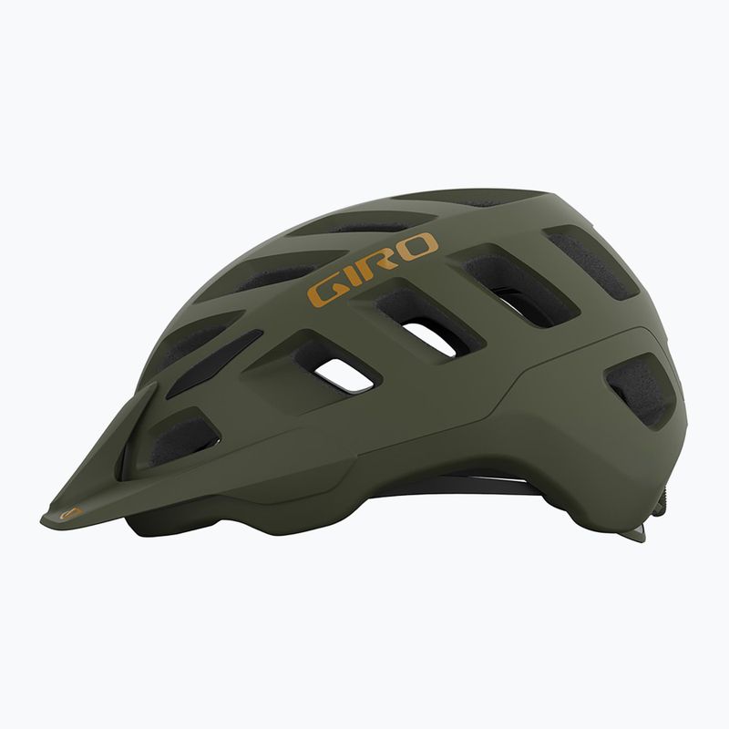 Велосипедна каска Giro Radix matte trail green 2