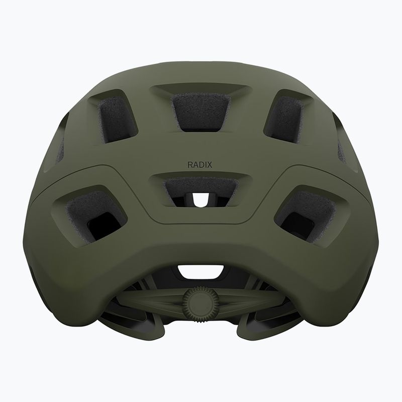 Велосипедна каска Giro Radix matte trail green 3