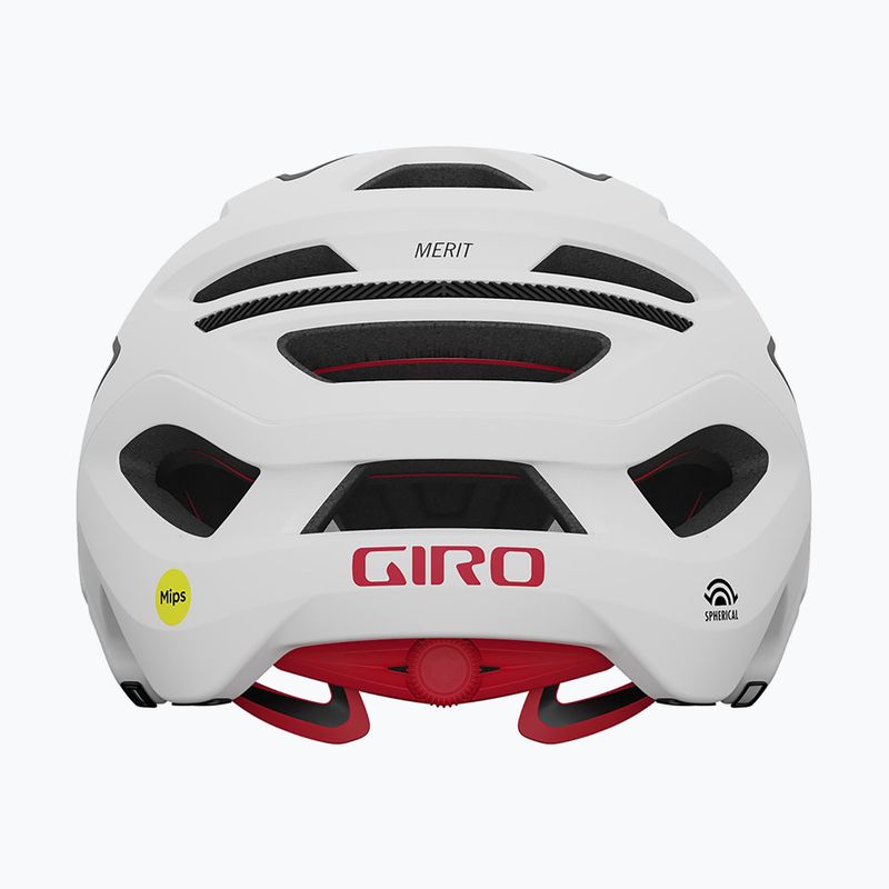 Велосипедна каска Giro Merit Spherical MIPS matte white/black 4