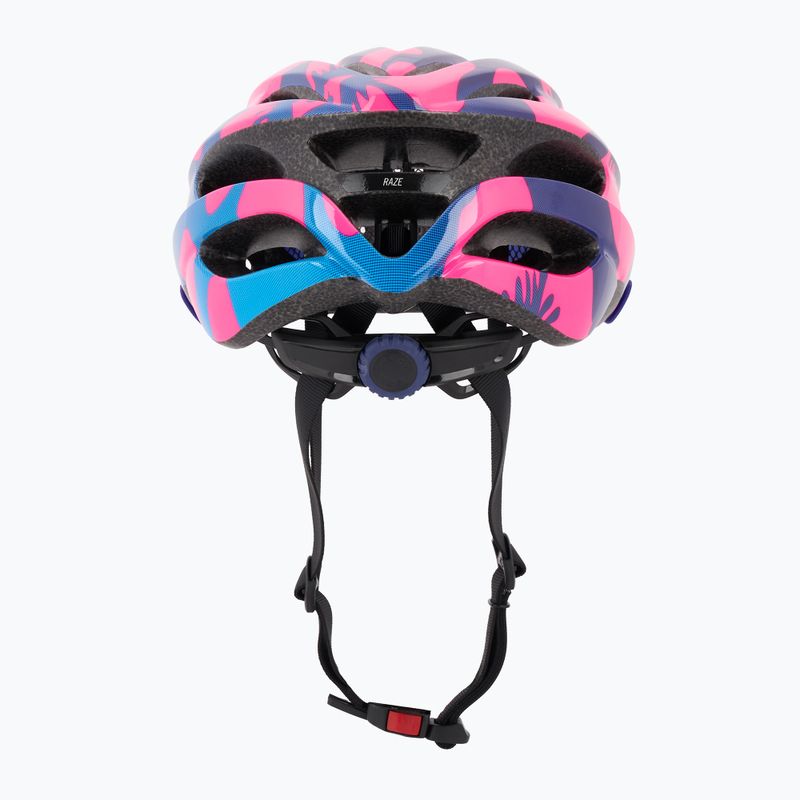 Детска велосипедна каска Giro Raze berry blue flowers 4