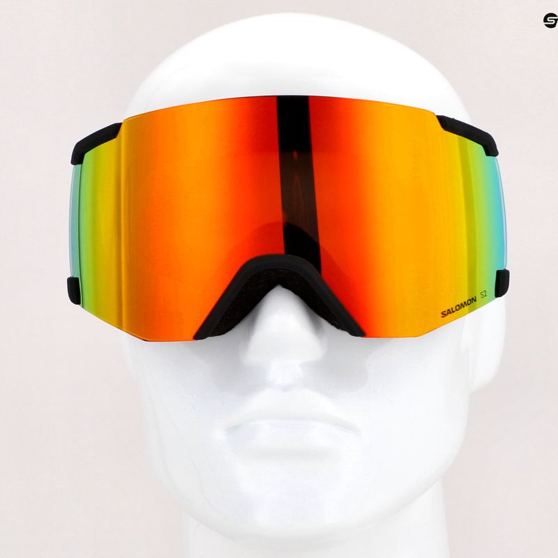 Ски очила Salomon S/View S2 Black/Mid Red L47006300 11