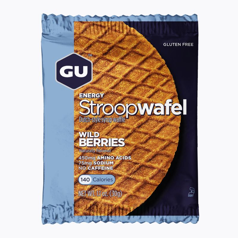 Закуска GU Energy Stroopwaffle 32 g wild berry gluten free