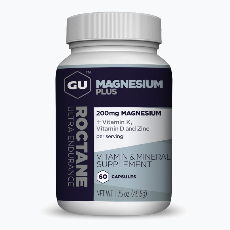 Магнезий GU Magnesium Plus Капсули 60 капс.