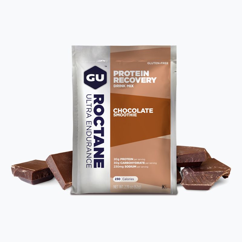 Възстановителна напитка GU Roctane Recovery Drink Mix chocolate smoothie 2