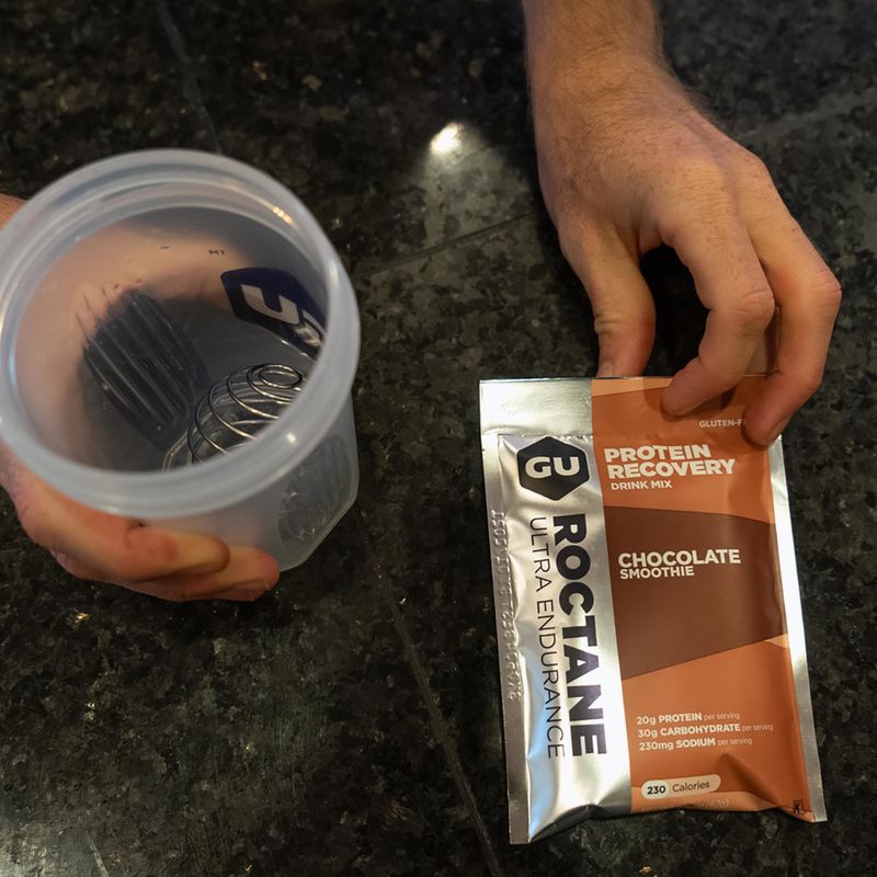 Възстановителна напитка GU Roctane Recovery Drink Mix chocolate smoothie 4