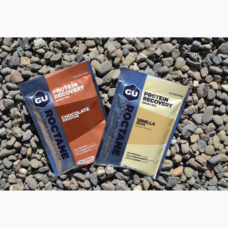Възстановителна напитка GU Roctane Recovery Drink Mix chocolate smoothie 6