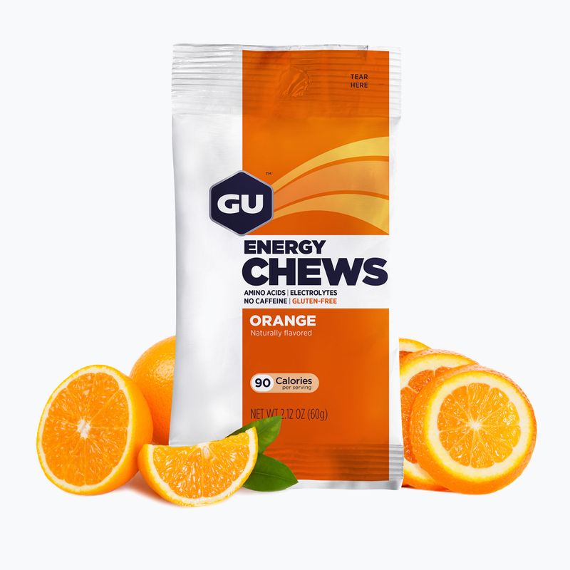 Енергийни желирани бонбони GU Energy Chews orange 2