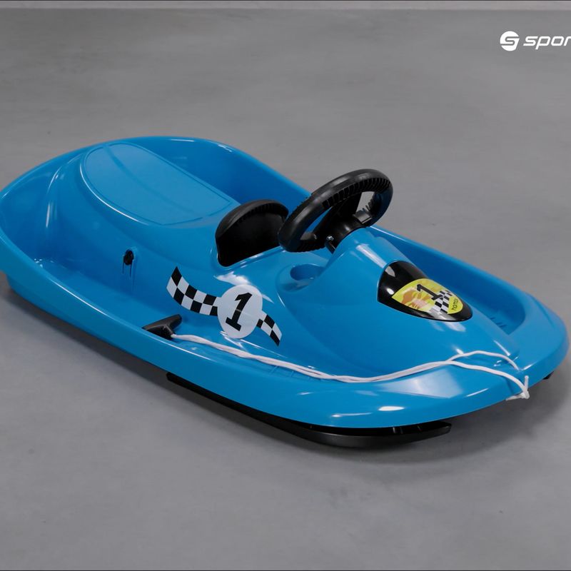 Детска шейна с кормило Hamax Sno Formel синя 503412 7