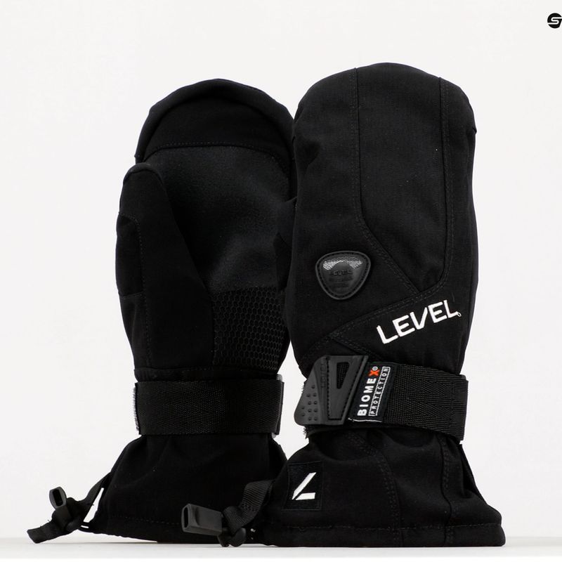 Детски ръкавици за сноуборд Level Fly Mitt black 4001JM.01 7