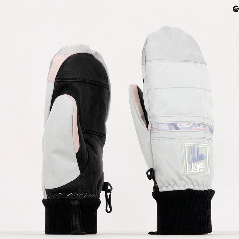 Дамски ръкавици за сноуборд ROXY Chloe Kim 2021 gray violet marble 6